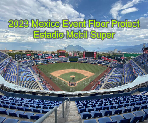 2023 Messico Stadio Mobil Super Stadium Evento Piano Progetto