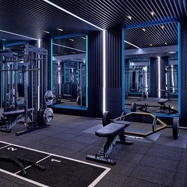 Buon prezzo Pavimentazione di gomma Mat Black SBR della PALESTRA dell'interno con la superficie di EPDM Flecked online