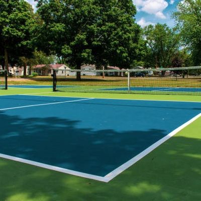 Buon prezzo Portatili dell'interno della corte di Pickelball rotolo Mat Free Line Painting Service di 30ft x di 60 online