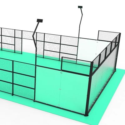Buon prezzo Campo da tennis padel standard di 1 anno con superficie liscia online