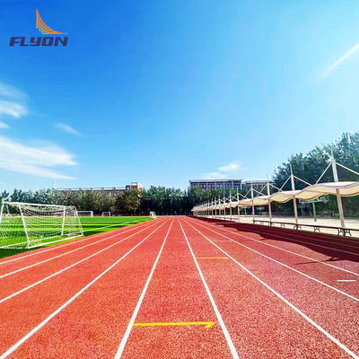 Buon prezzo Materiale per pista di atletica in gomma verde resistente, spessore 13 mm online