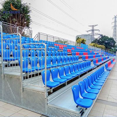 Buon prezzo Temporary Outdoor Chairs Gym Aluminum Bleachers with Plastic Seats online