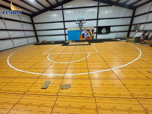 Buon prezzo Pavimenti sportivi di impatto di polipropilene copolimero PP piastrelle sistema di pavimento per prestazioni durature online