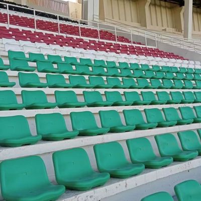 Sedia da stadio in plastica HDPE con 5 anni di garanzia e colore personalizzato per arena giochi