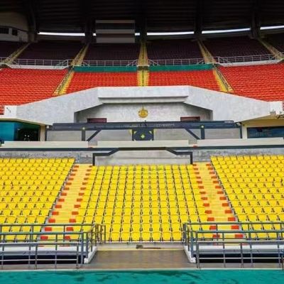 Buon prezzo Disposizione dei posti a sedere di plastica fissa dello stadio con il tipo fissato al muro fisso online