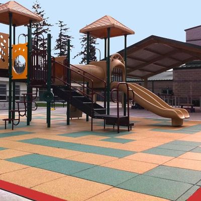 Mattonelle di gomma di anti sport morbido di slittamento ammortizzarici per all'aperto