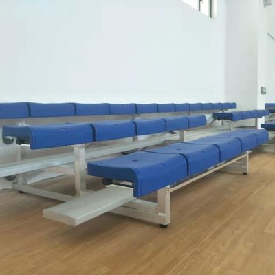 Buon prezzo 3 gradinate di alluminio di Seat dello stadio di calcio di file con il sedile avvolgente di plastica online