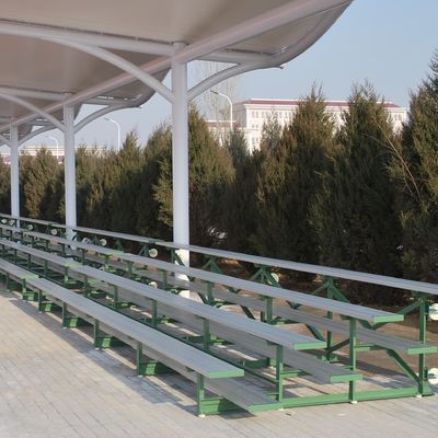 Buon prezzo 4 gradinate di alluminio di sport di fila per la palestra all'aperto del campo da giuoco online