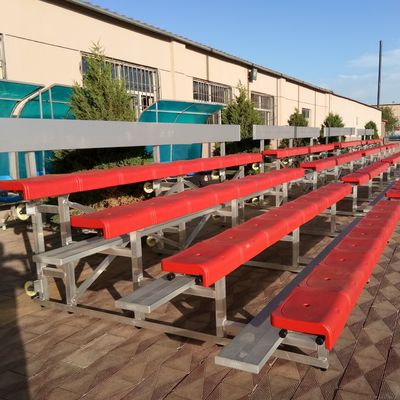 Buon prezzo Materiale di alluminio dello stadio della gradinata all'aperto portatile del metallo con i sedili di plastica online