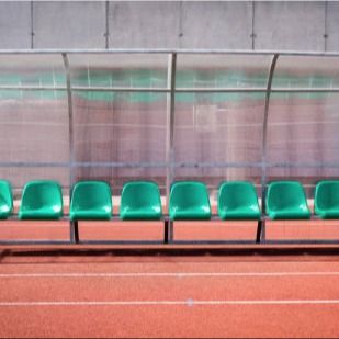 Buon prezzo Disposizione dei posti a sedere all'aperto durevole dello stadio di 15 sedili con il materiale d'acciaio galvanizzato della metropolitana online