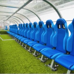 Buon prezzo Banco dei sottomarini di calcio dello stadio della scuola con materiale d'acciaio galvanizzato riparo online