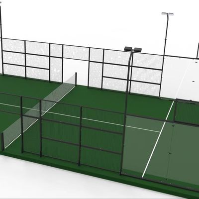 Buon prezzo Campo da tennis padel liscio sintetico all'aria aperta Facile installazione online