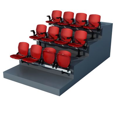 Buon prezzo Sedie sportive a iniezione d'aria a struttura metallica per stadi e arene online