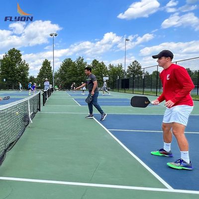 Buon prezzo Matera di pista di pickleball resistente al decolorazione Pattern di superficie di sabbia cristallina 2 mm Strato di base in PVC online