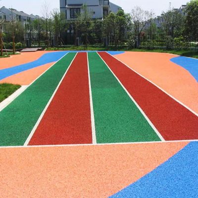Buon prezzo Corsa sportiva rettangolare 6 mm resistente alle intemperie a bassa manutenzione 400 m di lunghezza online