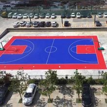 Pavimenti sportivi per cortili colorati all'aperto