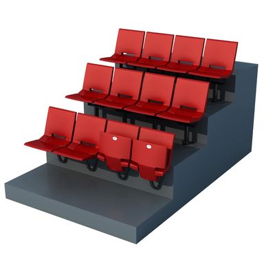 Sedie fisse da stadio in HDPE/PP - anti-invecchiamento anti-UV a prova di fuoco sedute interne o esterne