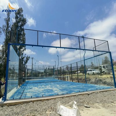 Buon prezzo Piazza da tennis a padel sintetica di dimensioni standard con rivestimento di superficie verde online