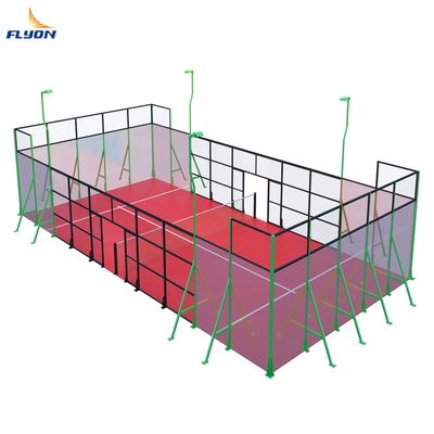 Buon prezzo Superficie liscia verde Padel Tennis Court Facile installazione Per prestazioni online