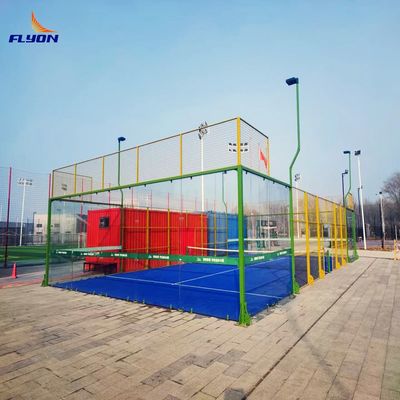 Buon prezzo Materiale sintetico Padel Tennis Court per dimensioni standard e spazi verdi online