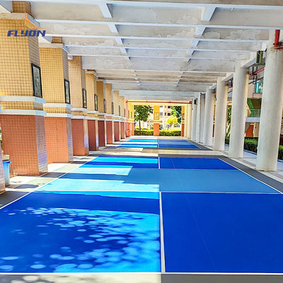 Buon prezzo Modello di superficie di sabbia cristallina Marcatore di campo di pickleball per interni ed esterni online