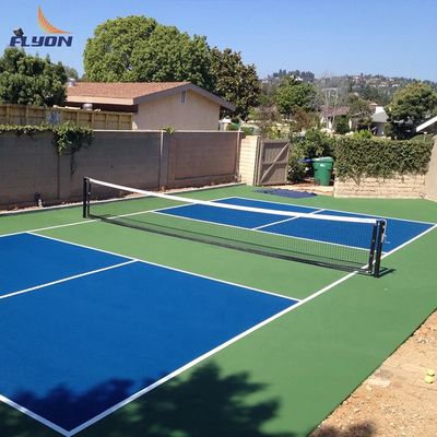 Buon prezzo 6.56*32.81ft Pickleball Court Mat con 215.23 Sqft Roll Dimensione 2-3 mm Spessore 2 mm PVC base strato online