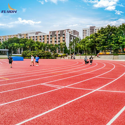 Buon prezzo Piste di atletica in gomma di facile installazione per jogging, legante in PU per pista Tartan EPDM online