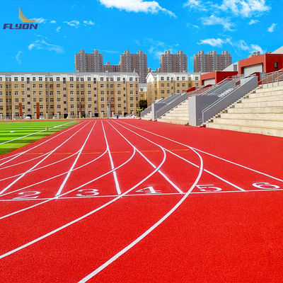 Buon prezzo Miglioramento delle prestazioni atletiche Sistema di riempimento completo Piste di corsa atletiche Superficie testurizzata Progettazione di livello più alto online
