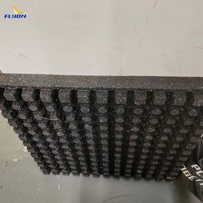 61x61x6cm tappetino da ginnastica in gomma riciclata con garanzia di 2 anni