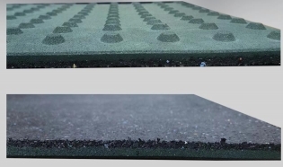 Buon prezzo Matte di gomma per ciechi, tactile, pavimentazione, pavimentazione 60*100 cm, colore personalizzato online