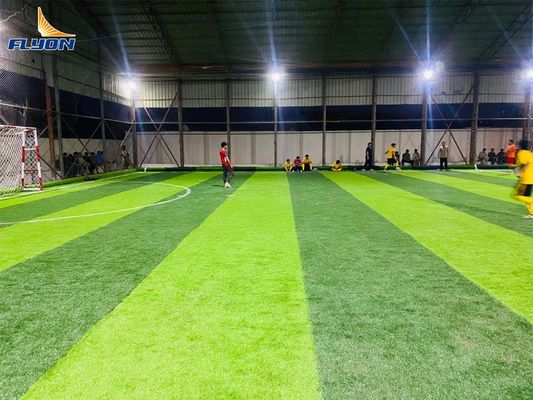 × 4m di 25m per erba artificiale di calcio del rotolo, erba sintetica del campo di calcio verde scuro