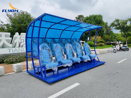 Buon prezzo Riparo panchina portatile, pieghevole e leggero, con 5 anni di garanzia per impianti sportivi all'aperto online