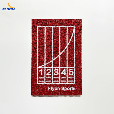 EPDM Full Pour Running Track Superficie monolitica senza cuciture Assorbimento di impatto avanzato Certificazione IAAF per strutture atletiche