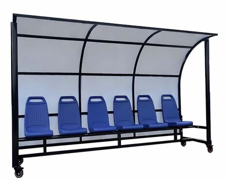 Buon prezzo Bench portatile in alluminio Rifugio assemblare installazione per il calcio squadra di stadio Panca sostitutiva online