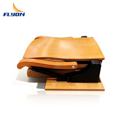 Buon prezzo Tribuna retrattile imbottita morbida e resistente, sedili imbottiti regolabili montati frontalmente per cinema, sale conferenze ed eventi online