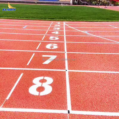 Buon prezzo 13 mm di spessore IAAF certificata pista di corsa a pieno carico con assorbimento degli urti per campi sportivi online