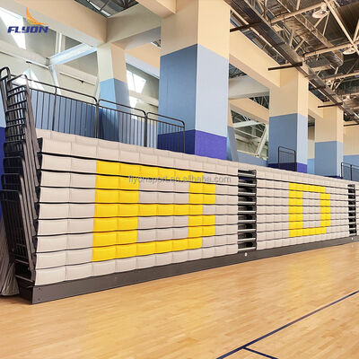 Buon prezzo Tribuna retrattile Nova Seats in materiale HDPE con colore personalizzabile per palestra e scuola online