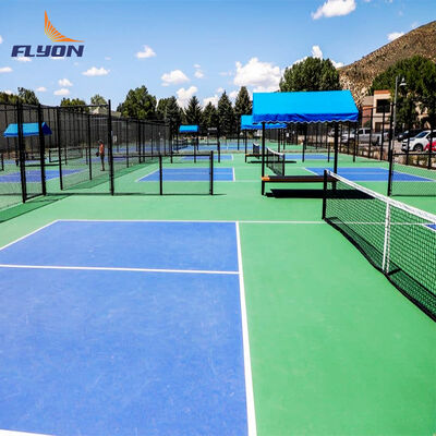 Buon prezzo Tappetino da pickleball portatile professionale antiscivolo con spessore durevole di 3 mm per uso esterno online