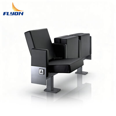 Buon prezzo Sedie ergonomiche per teatro con appoggio per braccio regolabile e struttura pieghevole per posti a sedere in auditorium cinematografico online
