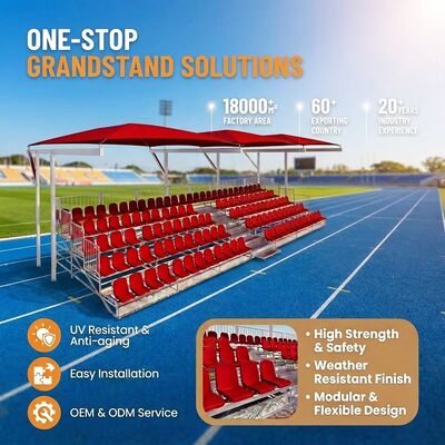 Buon prezzo Dimensioni personalizzabili Installazione rapida Disegno modulare Portatile Aluminico Stadio Seduta Metallico Tribuna online