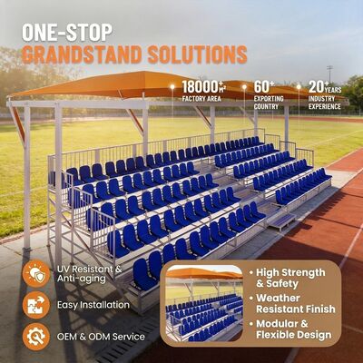 Buon prezzo Installazione rapida Disegni modulari per pale metalliche esterne con dimensioni personalizzabili per pale di stadio in alluminio online