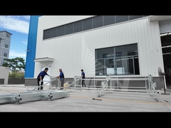 Sedile di stadio pieghevole modulare con telaio e riparo in metallo